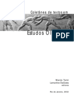 Coletânea de Textos - Estudos Olímpicos -Texto (Volume 1)