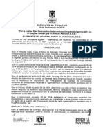 REsolucion 330 de 2014 Se Fijan Cuantias Para Contratar 2014