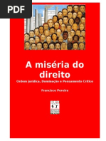 A miséria do direito - Ordem jurídica, Dominação e Pensamento Crítico