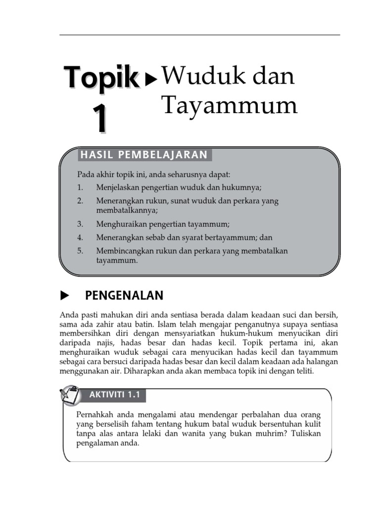 Wuduk Niat Cara Dan Doa Selepas Wuduk Aku Muslim