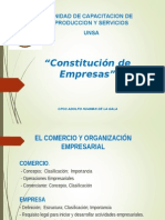 1. El Constitucion de Empresas 1 Parte