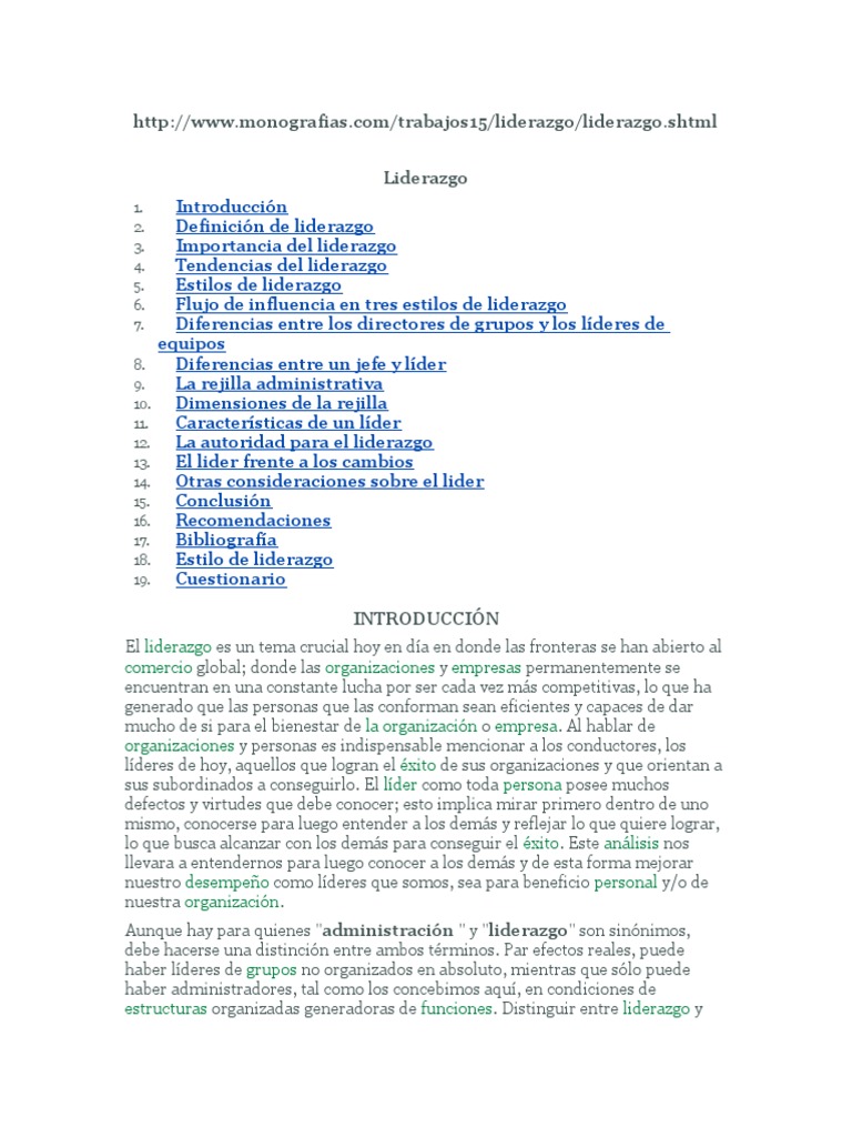 Claves del Liderazgo Efectivo | PDF | Liderazgo | Toma de decisiones