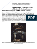 History of Interior Design and Furniture Review