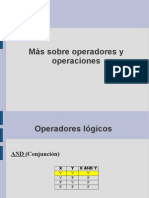 Operadores y Precedencia