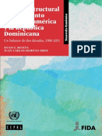 Cambio Estructural y Crecimiento en Centro America y La Republica Dominicana