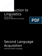 Second Language Acquisition 2015