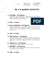 Plan Rada v Godina 2014-15