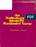 An Anthology of Modern Kashmiri Verse - Trilokinath Raina
