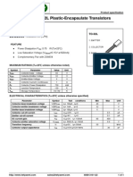 TO-92L Plastic Transistor Specification