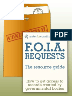 CCR FOIA Request Resource Guide