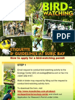 Bird Watching Guidelines
