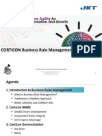 Business agility using Corticon BRMS