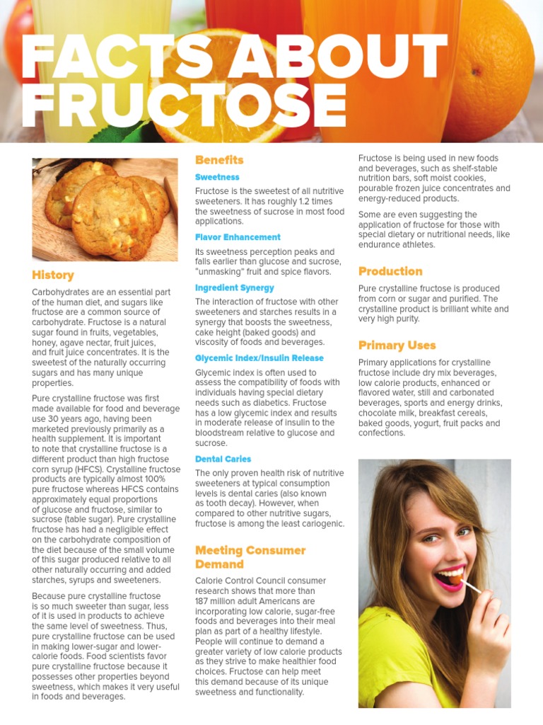 Understanding Fructose: Sources & Benefits | PDF | Fructose | Sucrose