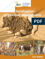 Brochure Fertilisation Organique