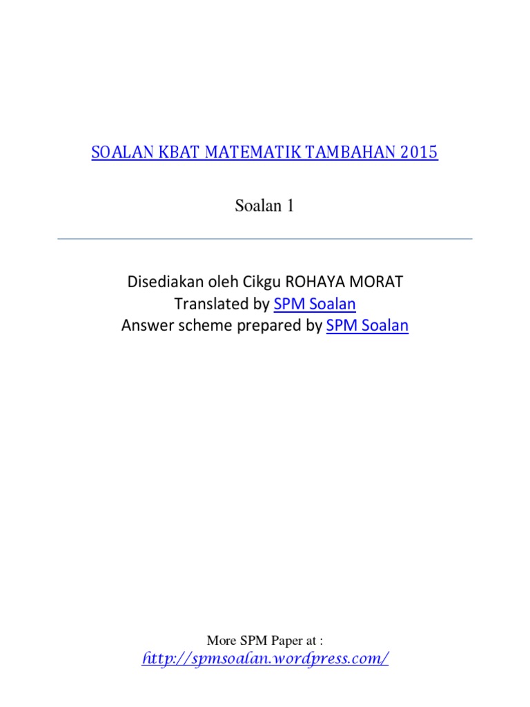 [Spmsoalan]Soalan KBAT Addmath 1