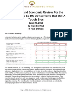 2015 0622 Hale Stewart Us Equity and Economic Review For The Week of June 15 19 Better News But Still A Touch Slog