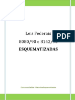 Material Esquematizado n_ 1 - Lei 8080 e 8142 - Esquematizadas + 200 questões.pdf