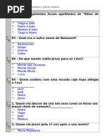 GINCANA BÍBLICA - 2013