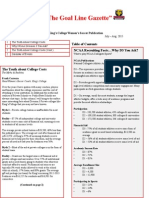 "The Goal Line Gazette": NCAA Recruiting Facts Why D3 You Ask?