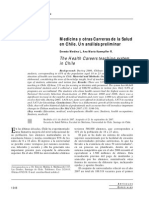 Medicina y Otras Carreras de La Salud en Chile. Un Análisis Preliminar