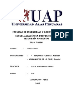 Facultad de Ingenierías Y Arquitectura Escuela Académica Profesional de Ingeniería Ambiental