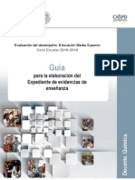 Guía Evaluación Desempeño Docente Química