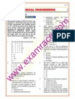 GATE Chemical Engineering 2001