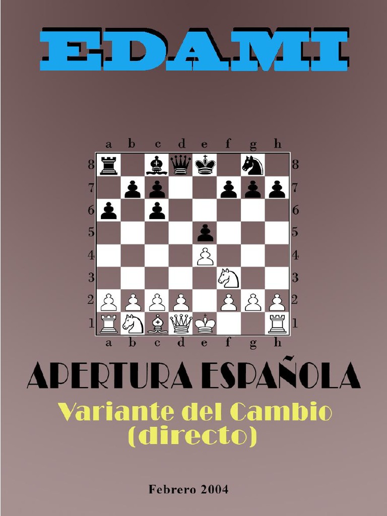 Gambito de Dama Variante Del Cambio - EDAMI, PDF, Aperturas de ajedrez