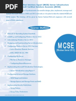 Mcse Mcse Mcse Mcse Mcse: Course Outline