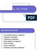 Necesarul de Lipide Modificat