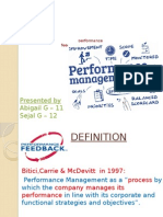 Perfmance MGT Feedback Model & Counselling