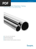 Swagelok Tubing Data MS-01-107 | PDF | Pipe (Fluid Conveyance ...