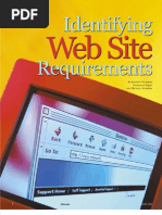 Identifying Website Requirements