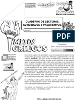 Mitos Griegos, Cuaderno de Lecturas, Actividades y Pasatiempos