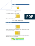 Determinante de Uma Matriz Quadrada