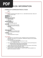 Art Commission Price Sheet 2025 | PDF