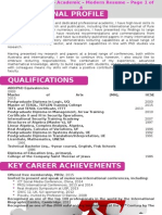 Modern Resume Four Pages