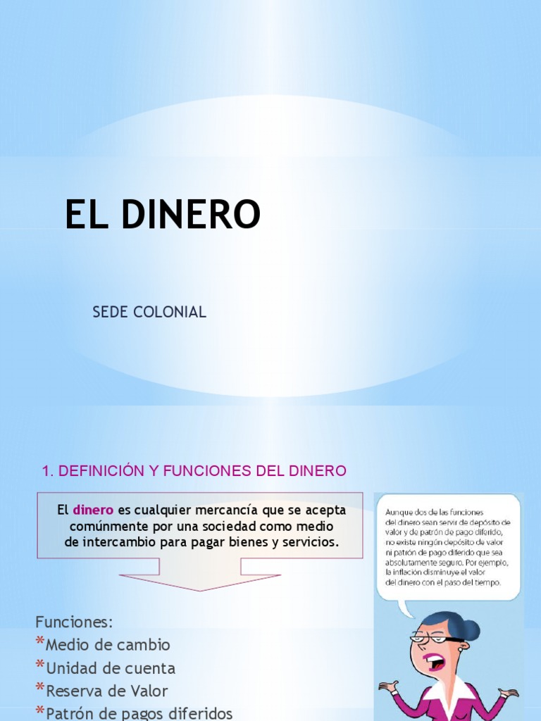 Funciones y Tipos de Dinero | PDF