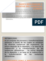 Bases Biológicas y Fundamentos Del Ejercicio Clínico