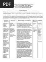 Plano de Aula e Atividades