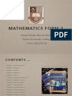 Mathematics Form 3 