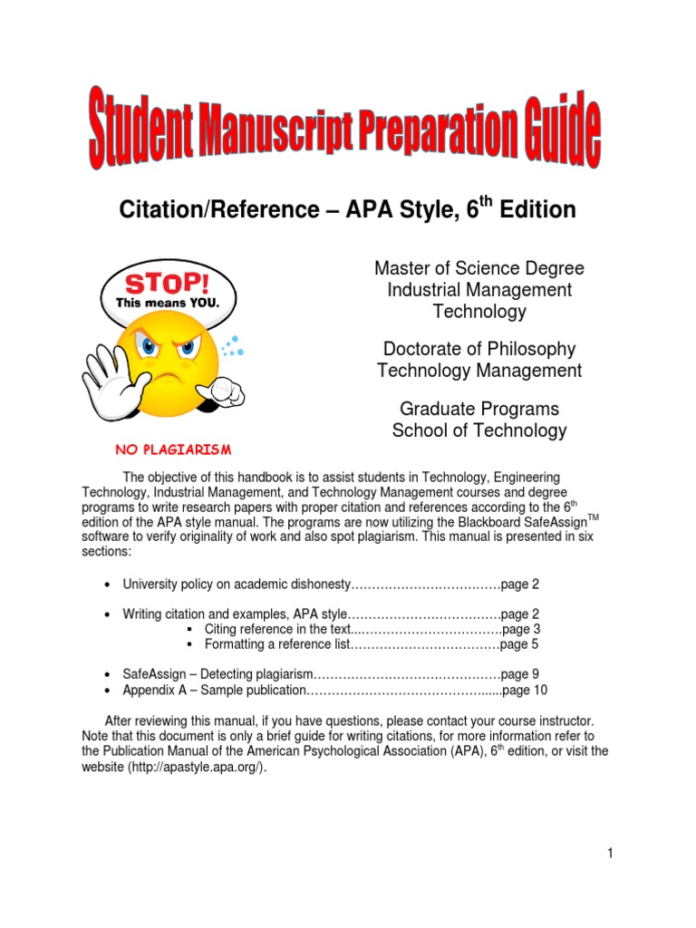Student Manuscript Preparation Guide Revision 080913 (1) | Lean ...