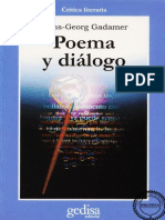 Poema y Diálogo - Gadamer