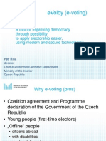 Improving democracy through e-voting