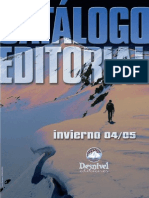 Catálogo Editorial Desnivel 2004-05
