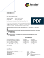 Contract Number Project Name Re: Contractor's Extension of Time Claim Under Clause 35.5