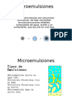 Microemulsiones