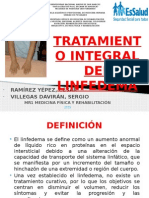 Trtamiento Rehabilitador Del Linfedema