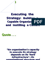 Building a Capable Organization and Instilling a Culture