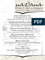 Ignaciana, Rivista Di Ricerca Teologica, 18-2014